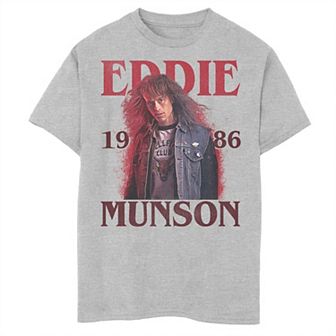 Boys' 8-20 Stranger Things Eddie 1986 Textbox Graphic Tee