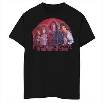 Boys 8-20 Netflix Stranger Things Interdimensional Miles Poster Graphic Tee