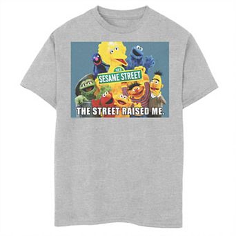 Boys' 8-20 Sesame Street Group Selfie Meme Graphic Tee