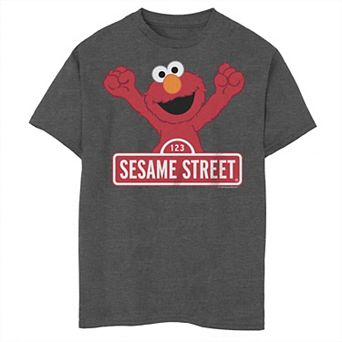 Boys 8-20 Husky Sesame Street Elmo Logo Graphic Tee