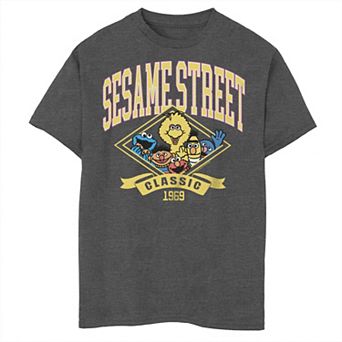 Boys 8-20 Husky Sesame Street Classic 1969 Characters Graphic Tee
