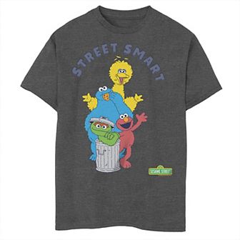 Boys 8-20 Husky Sesame Street Smart Logo Graphic Tee