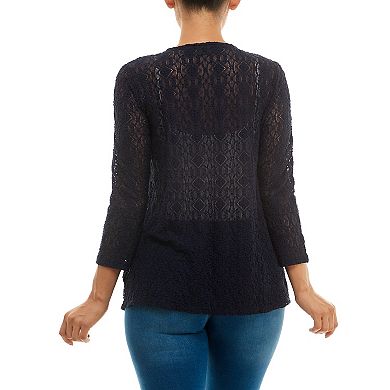 Women's Nina Leonard Lace Bolero