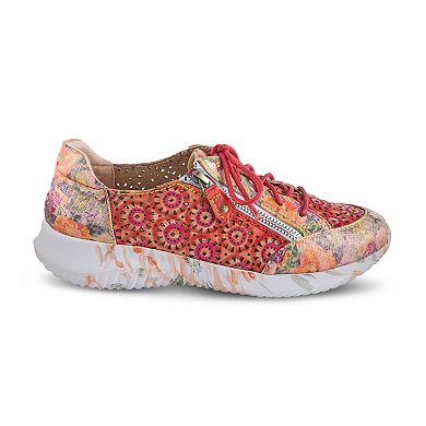 L'Artiste By Spring Step Jazzie Women's Leather Sneakers 