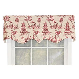 Naomi Regal 100% Cotton with Fully Lined 3" Rod Pocket Valnance for Windows