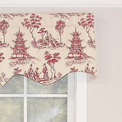 Naomi Regal 100% Cotton with Fully Lined 3" Rod Pocket Valnance for Windows