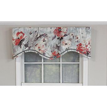 RLF Home Tia Cornice Valance Rod Pocket, Elevated trim décor