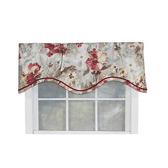 RLF Home Tia Cornice Valance Rod Pocket, Elevated trim décor