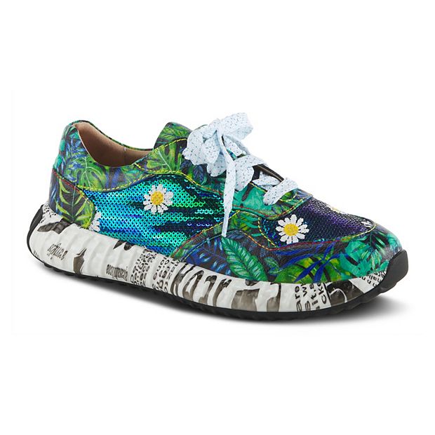 [JILLSTUART]★25SS★Cassia Shirring Platform Sneakers L'Artiste By Spring Step Zingy Women's Leather Sneakers