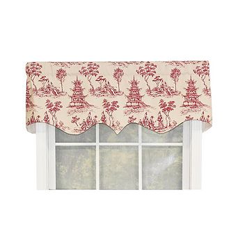 RLF Home Naomi Regal Valance Rod Pocket