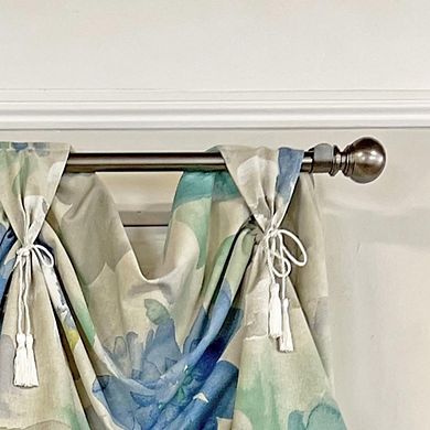 RLF Home Linen Floral 2-Scoop Victory Swag