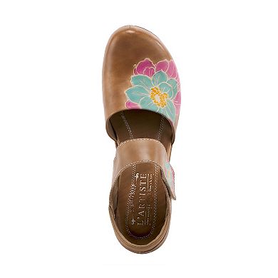 L'Artiste By Spring Step Gloss-Lilipad Women's Leather Clogs