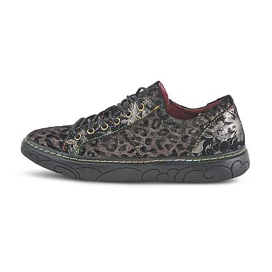 L'Artiste By Spring Step Danli-Cheeta Women's Leather Shoes