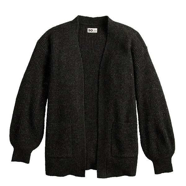 Girls 6-20 SO® Knitted Cardigan Sweater in Regular & Plus Size