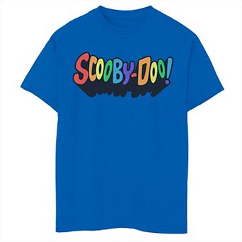 Boys 6-20 Scooby Doo Rainbow Logo Tee