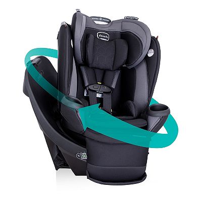 Evenflo Revolve360 Extend All-in-One Rotating Car Seat with Quick Clean Cover