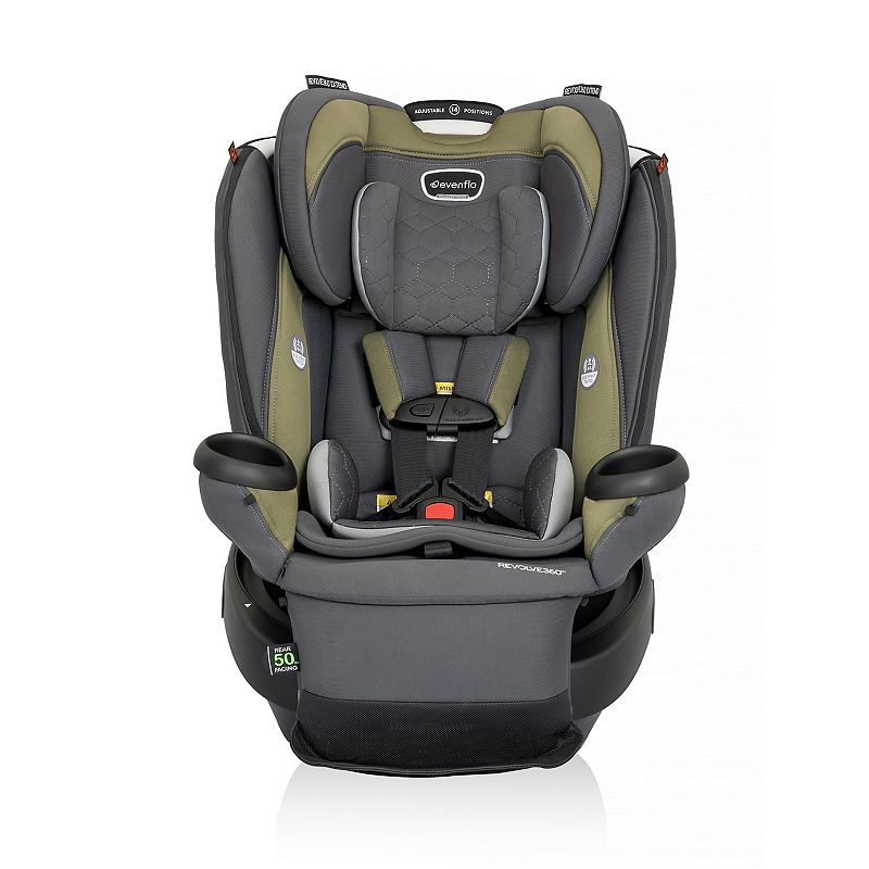 Evenflo Revolve 360 Extend All-in-One Rotational Convertible Car Seat with Quick Clean Cover - Rockland