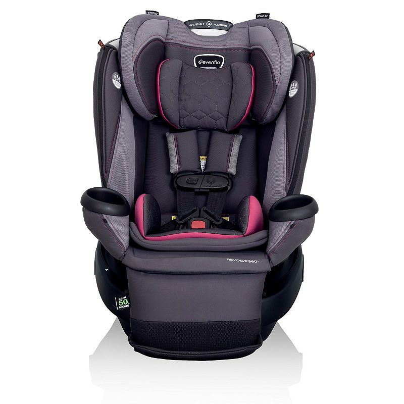 Evenflo Revolve 360 Extend All-in-One Rotational Convertible Car Seat with Quick Clean Cover - Rowe