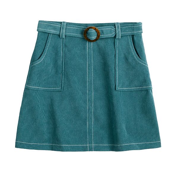 Girls 7 16 IZ Byer A Line Belted Skirt