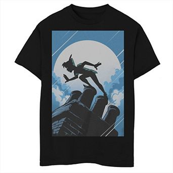 Disney's Peter Pan Boys Curious Shadow Silhouette Tee