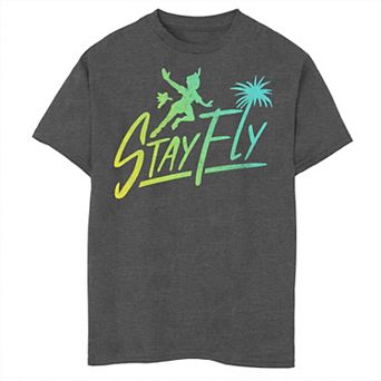 Disney's Peter Pan Boys Stay Fly Gradient Silhouette Tee