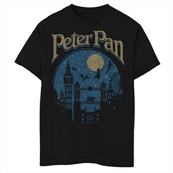 Disney's Peter Pan Boys Group Shot London Night Silhouette Tee