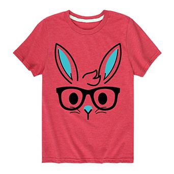 Boys 8-20 Nerd Bunny Graphic Tee