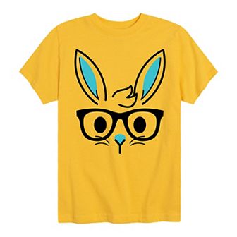 Boys 8-20 Nerd Bunny Graphic Tee