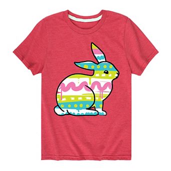 Boys 8-20 Painted Easter Bunny Graphic Tee