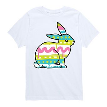 Boys 8-20 Painted Easter Bunny Graphic Tee