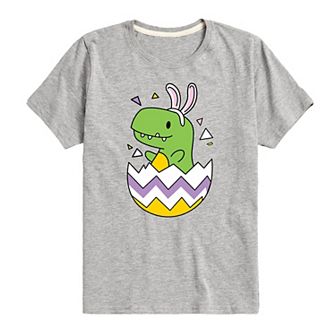 Boys 8-20 Dino Easter Egg Graphic Tee