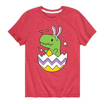 Boys 8-20 Dino Easter Egg Graphic Tee