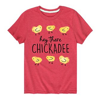 Boys 8-20 Hey There Chickadee Graphic Tee
