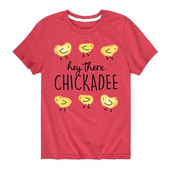 Boys 8-20 Hey There Chickadee Graphic Tee