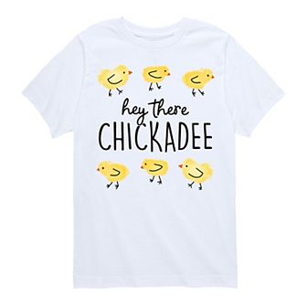 Boys 8-20 Hey There Chickadee Graphic Tee