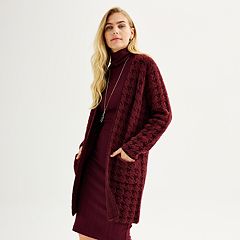 Kohls womens red on sale sweater