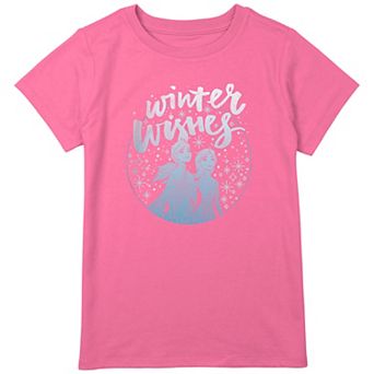 Disney's Frozen 2 Elsa Anna Girls 8-20 Winter Wishes Graphic Tee