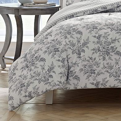 Laura Ashley Annalise Floral 7-piece King Duvet Set