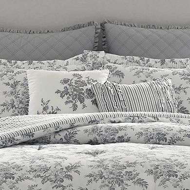 Laura Ashley Annalise Floral 7-piece King Duvet Set