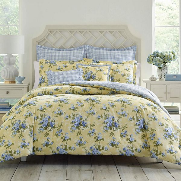 Laura Ashley イザベル　デュべカバー Laura Ashley Cassidy Yellow Duvet Cover Set