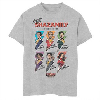 Boys 8-20 Shazam Fury Of The Gods The Shazamily Of Philly's Tee