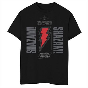 Boys 6-20 Shazam Fury Of The Gods The Power Arch Poster Tee