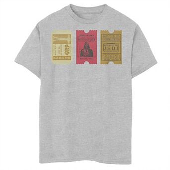 Disney's Star Wars Boys 6-20 The Return Of The Jedi Show Your Stubs Tee