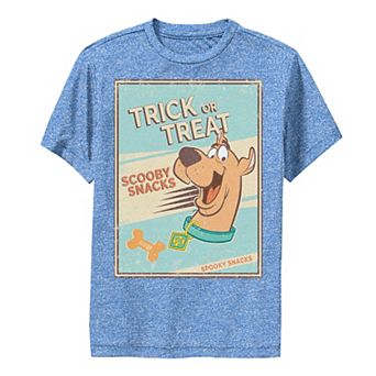 Boys 6-20 Scooby Doo Trick Or Treat Scooby Snacks Poster Tee
