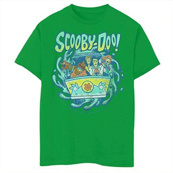 Boys 8-20 Scooby Doo Mystery Machine Portal Group Shot Graphic Tee