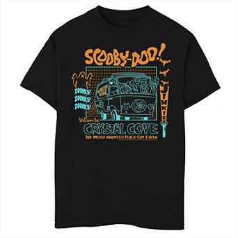 Boys 6-20 Scooby Doo Retro Group Portrait Graphic Tee