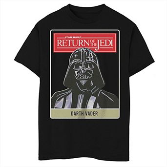 Boys 6-20 Star Wars The Return Of The Jedi Darth Vader Card Graphic Tee
