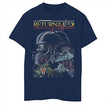 Disney's Star Wars Boys 6-20 The Return Of The Jedi Funny Poster Tee