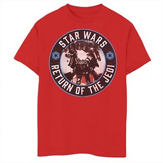 Boys 8-20 Star Wars The Return Of The Jedi Vader Circle Stamp Graphic Tee