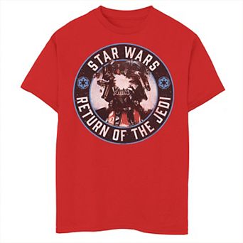 Boys 6-20 Star Wars The Return Of The Jedi Vader Circle Stamp Graphic Tee